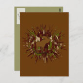 Carte Postale Camouflage Moose Break-out Camo (Devant / Derrière)