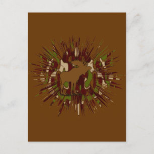 Carte Postale Camouflage Moose Break-out Camo