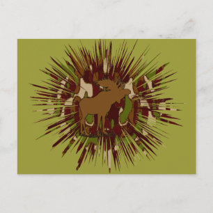 Carte Postale Camouflage Moose Break-out Camo