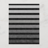 Carte Postale Camouflage Noir Et Gris Tailles De Ligne Texturées (Devant)