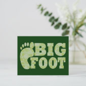 Carte Postale Camouflage vert Texte Bigfoot (Debout devant)
