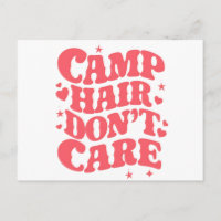 Camp Cheveux S'en Baladent Filles De Camping D'été