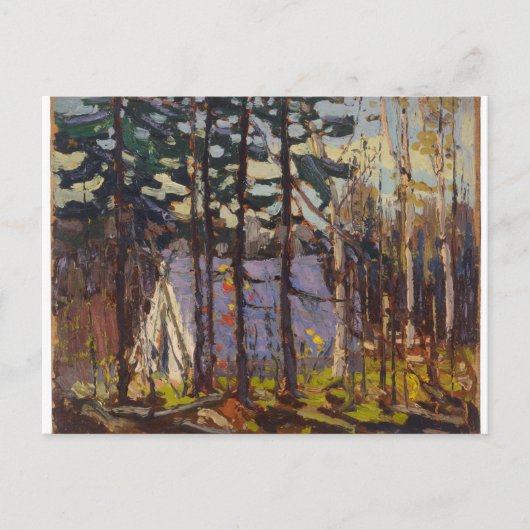 Carte Postale Camp d'artiste paysagiste canadien par Tom Thomson (Devant)