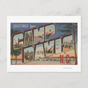 Carte Postale Camp Davis, Caroline du Nord - Scènes de grandes l