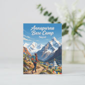 Carte Postale Camp de base de l'Annapurna Népal (Debout devant)