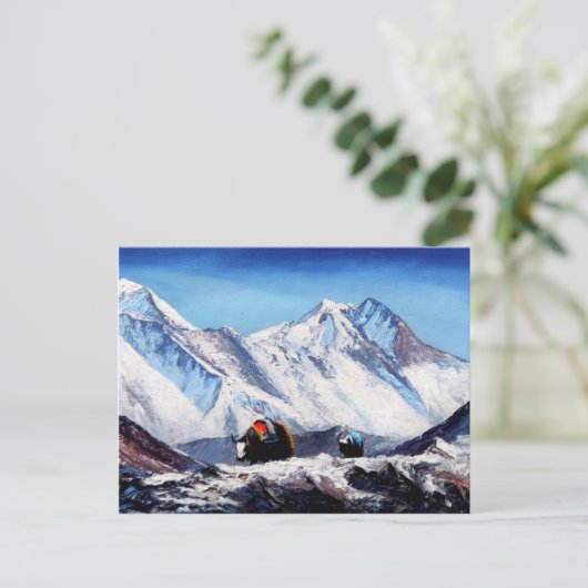 Carte Postale Camp de base de l'Everest (Debout devant)