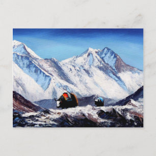 Carte Postale Camp de base de l'Everest