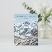 Carte Postale Camp de base de l'Everest Népal (Debout devant)