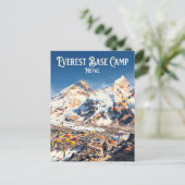 Carte Postale Camp de base de l'Everest Népal (Debout devant)