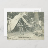Carte Postale Camp de chasse du Kentucky 1908 (Devant / Derrière)