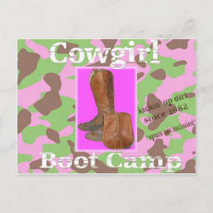 Carte Postale Camp d'entraînement de cowgirl