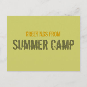 Carte postale Camp d'été