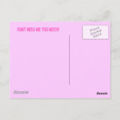 Carte postale Camp d'été (Dos)