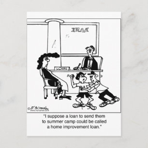 Carte Postale Camp D'Été En Tant Que Prêt Pour L'Amélioration De