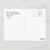 Carte Postale Camp Everest Base Tibet (Dos)