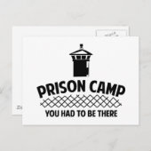 Carte Postale Camp pénitentiaire (Devant / Derrière)