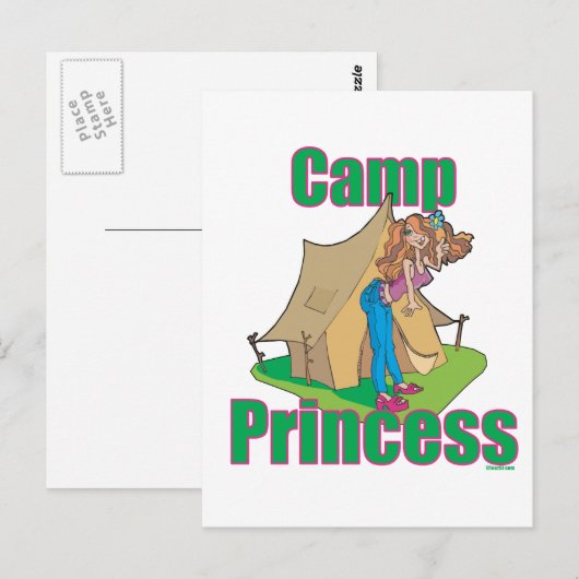 Carte Postale CAMP-Princesse (Devant / Derrière)