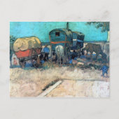 Carte Postale Camp tzigane avec calèche - Vincent van Gogh (Devant)
