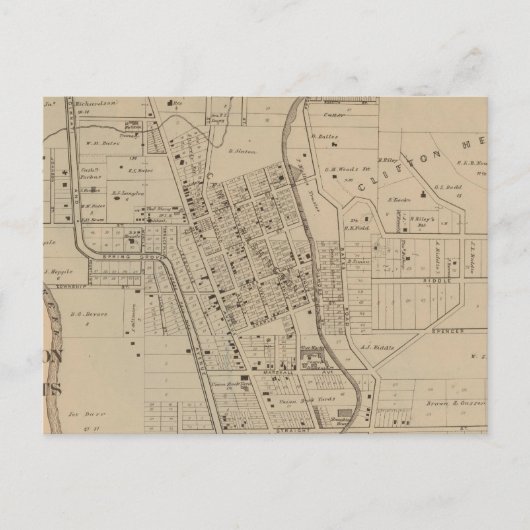 Carte Postale Camp Washington, Clifton Heights, Ohio (Devant)