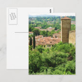 Carte Postale Campagne au sud de Florence, Italie (Devant / Derrière)