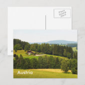 Carte Postale Campagne autrichienne (Devant / Derrière)