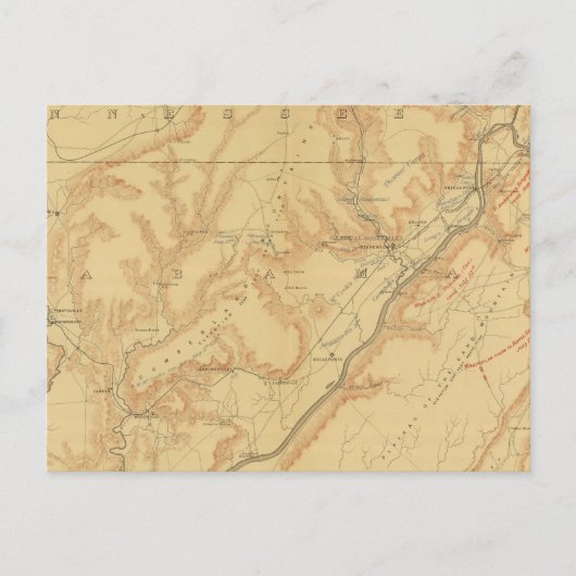 Carte Postale Campagne Chattanooga 2 (Devant)
