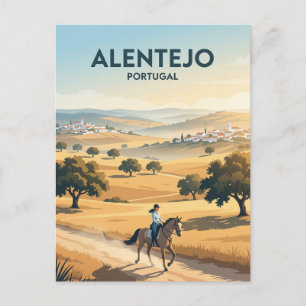 Carte Postale Campagne de l'Alentejo Portugal