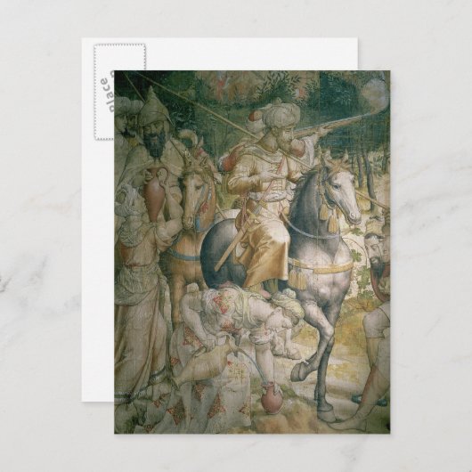 Carte Postale Campagne de l'empereur Charles V contre les Turcs (Devant / Derrière)