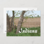Carte Postale Campagne de l'Indiana (Devant / Derrière)