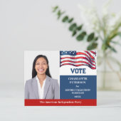 Carte Postale Campagne électorale Politique Candidat Introductio (Debout devant)