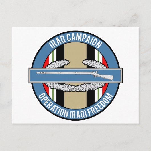 Carte Postale Campagne Irak CIB (Devant)