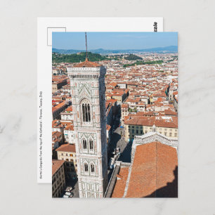 Carte Postale Campanile de Giotto - Florence, Toscane, Italie