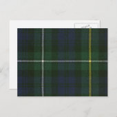Carte postale Campbell d'Argyll Tartan moderne Imp (Devant / Derrière)
