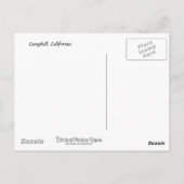 Carte Postale Campbell Water Tower, Californie (Dos)