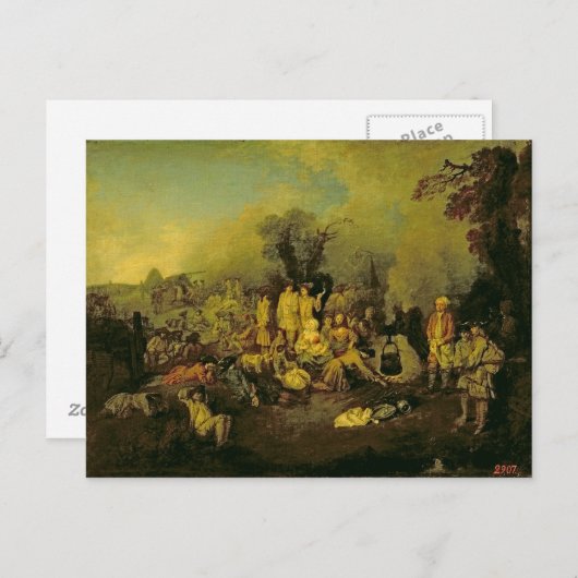 Carte Postale Campement de Gitans (Devant / Derrière)