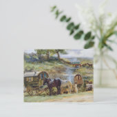 Carte Postale Campement Tsigane, Appleby, 1919 (Debout devant)