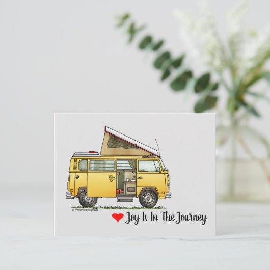 Carte Postale Camper Camper Van (Debout devant)