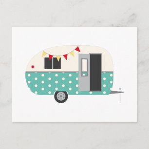 Carte Postale Camper rétro