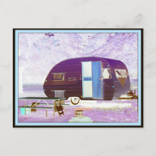 Carte Postale Camper vintage