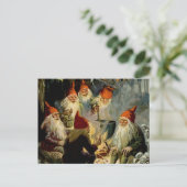 Carte Postale "Campfire cooking" Elves par Jenny Nystrom (Debout devant)