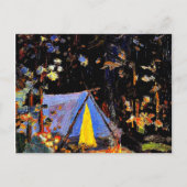 Carte Postale Campfire, tableau d'art de Tom Thomson (Devant)