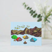 Carte postale Camping (Debout devant)