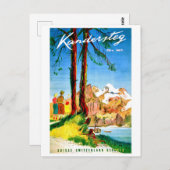 Carte Postale Camping à Kandersteg, Suisse (Devant / Derrière)