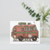 Carte Postale Camping à moteur Travco RV (Debout devant)