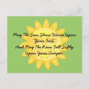 Carte postale Camping Amis Salutation RV park Camp