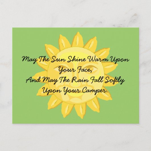 Carte postale Camping Amis Salutation RV park Camp (Devant)