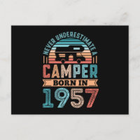 Camping-car né en 1957 Cadeau pour 70e anniversair