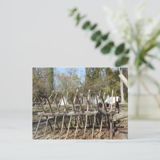 Carte Postale Camping Colonial Williamsburg (Debout devant)