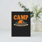 Carte Postale Camping - Conseiller de camp (Debout devant)