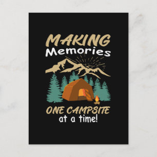 Carte Postale CAMPING Créer des souvenirs